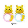 Imagen de Sonajero aro con conejo-2 pc  - Surtidos