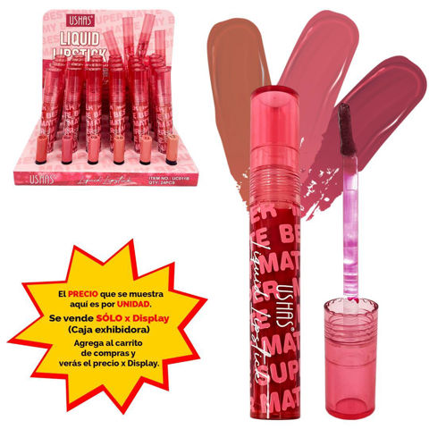 Imagen de Labial Ushas liquido color-UC011B