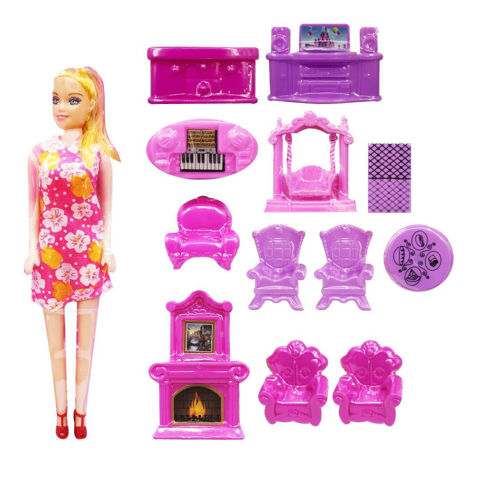 Imagen de Muñeca con accesorios para casitas Juguete - Diseños Surtidos