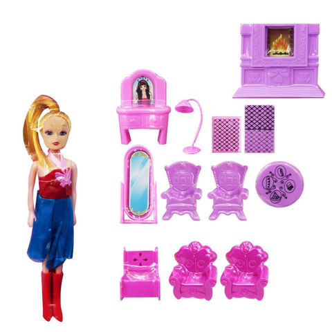 Imagen de Muñeca con accesorios para casitas Juguete - Diseños Surtidos