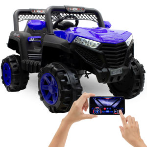 Imagen de Auto Jeep batería Luz bluetooth USB MP3 con control app celular