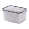 Imagen de Contenedor para alimentos con tapa y canasto de drenaje