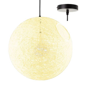 Imagen de Lámpara De Techo Pantalla Rústica Globo Diám 20 cms