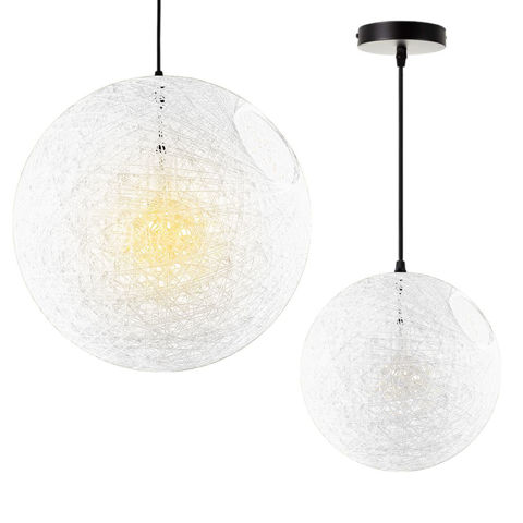 Imagen de Lámpara de Techo Pantalla Rústica para Colgar Diam 30cm