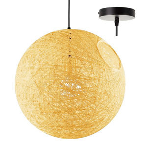 Imagen de Lámpara de Techo Pantalla Rústica para Colgar Diam 30cm
