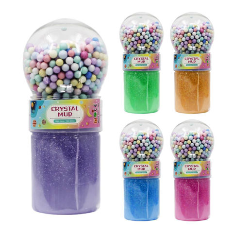 Imagen de Tubo C/U gelatinoso pelota- 14x5cm.- 6 colores