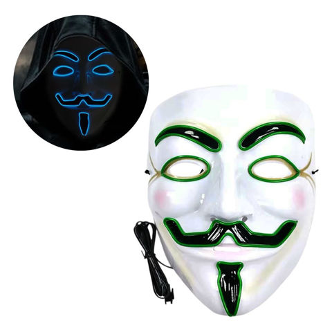 Imagen de Mascara con bigote y perita- en bolsa 20x16,5cm. - pvc - 6 c