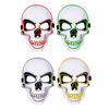 Imagen de Mascara calavera con luz- en bolsa 24x17cm. - pvc - 6 colore