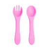 Imagen de Cubiertos para bebe en estuche-14cm.-silicona varios colores