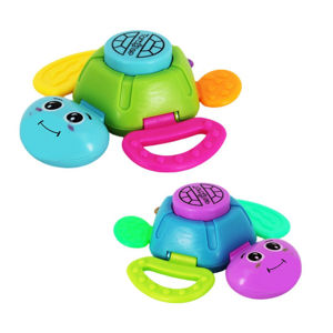 Imagen de Sonajero mordillo tortuga- en bolsa 11,5x12cm.