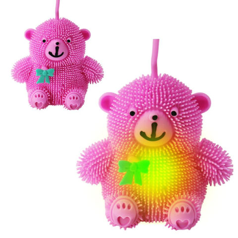 Imagen de Animal oso moña con pinchitos C/U de colgar- Colores SURTIDOS