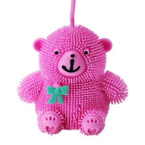 Imagen de Animal oso moña con pinchitos C/U de colgar- Colores SURTIDOS