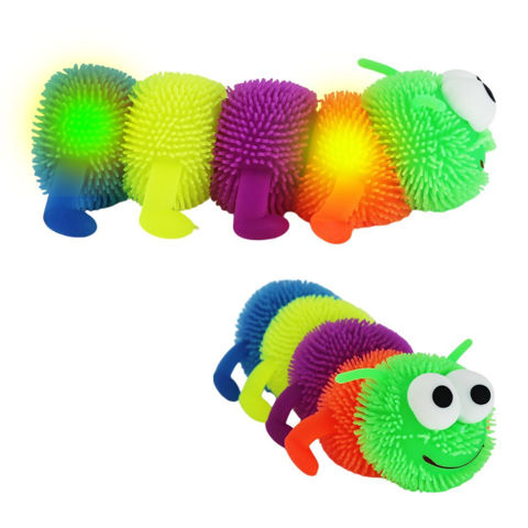 Imagen de Animal gusano con pinchitos C/U -15,5 cm.- 4 colores