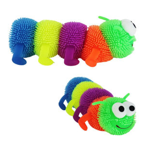 Imagen de Animal gusano con pinchitos C/U -15,5 cm.- 4 colores