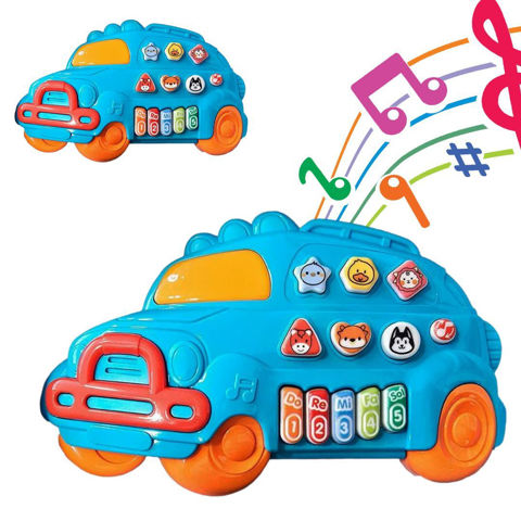 Imagen de Pianito vehiculo cross-en caja 25x21cm.-2 colores