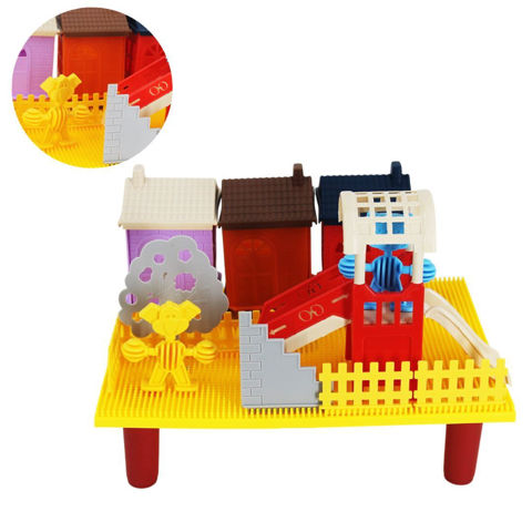 Imagen de Bloques para armar - piezas accesorios- en bolsa- 20x24cm.