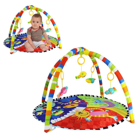 Imagen de Alfombra para bebe con aro entretenimiento-63x57cm.-4 diseño