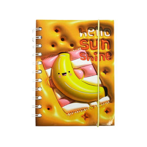 Imagen de Libreta Tapa Dura con espiral diseños de frutas