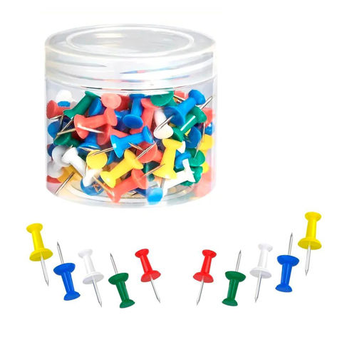 Imagen de Pinchos de colores para pizarra de corcho