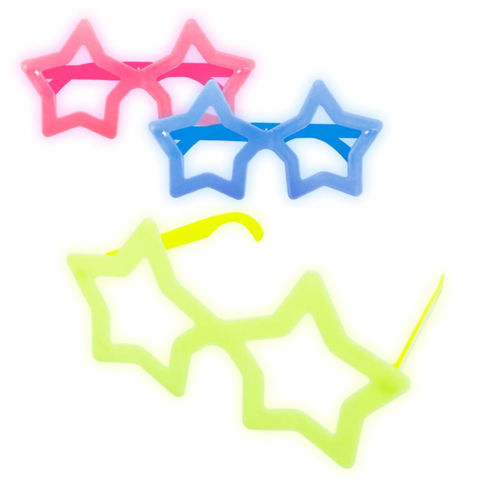 Imagen de Lentes cotillón estrella x6 unidades