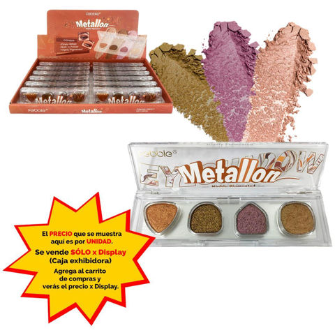 Imagen de Sombras para ojos Febble alta pigmentación