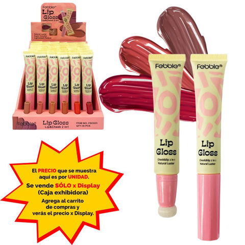 Imagen de Brillo labial Febble 2 en 1