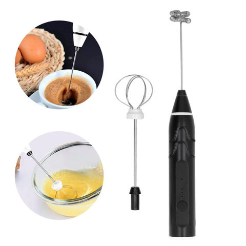 Imagen de Batidor espumador de capuccino  recargable USB con  2 puntas