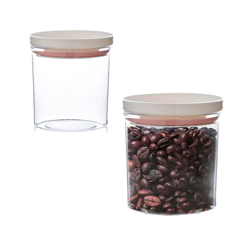 Imagen de Tarro de plástico con tapa hermética 350 ml