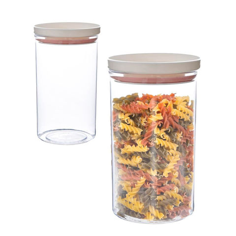 Imagen de Tarro de plástico con tapa hermética  700 ml