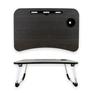 Imagen de Mesa de desayuno con porta tablet y porta  bebida