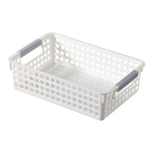 Imagen de Canasto organizador calado plástico multiuso con asas
