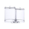 Imagen de Recipientes de acrilico-2 piezas-para algodones y cotonetes-