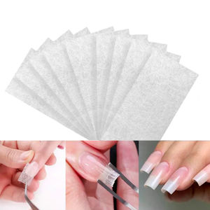 Imagen de Láminas de fibra de vidrio para extensión de uñas