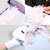 Imagen de Guantes con protección para uso de lámparas de uñas UV Gel