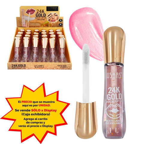 Imagen de Brillo labial Ushas 24K-larga duracion - UC086