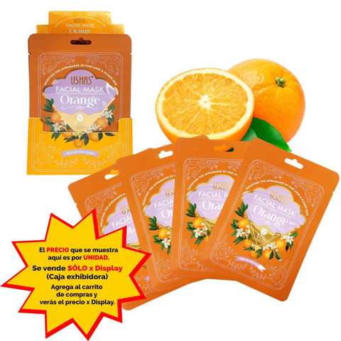 Imagen de Mascara Facial Ushas - Naranjas -