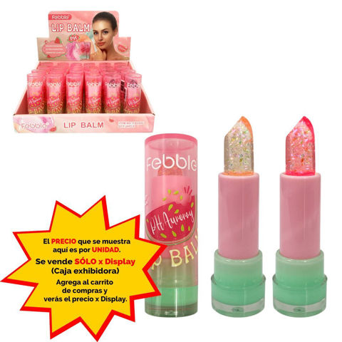 Imagen de Balsamo labial Febble con color -FBC055
