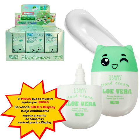 Imagen de Crema para manos Ushas-Aloe vera-HA450