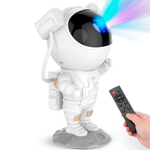 Imagen de Lámpara proyector Astronauta LED USB Con Control remoto