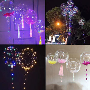 Imagen de Globo con Luces Led - Globo con Guía de Luces 3 Mts Cotillón