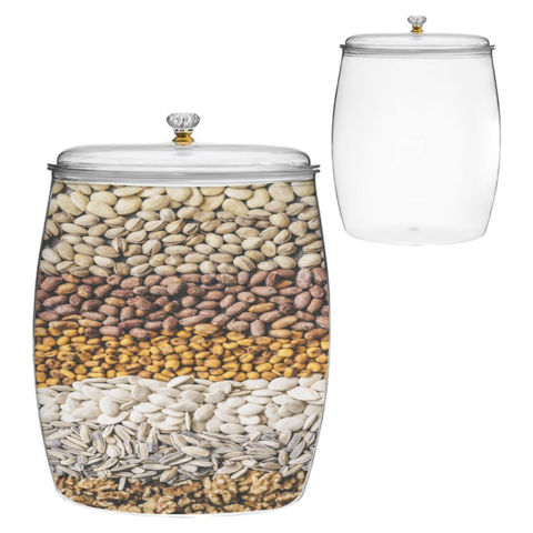 Imagen de Recipiente Frasco de almacenamiento con tapa 3.8 Lts