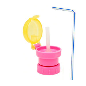 Imagen de Tapa rosca con sorbito para botellas - Ideal para niños