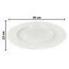 Imagen de Fuente de melamina oval blanca-30x23cm.