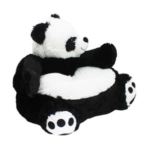 Imagen de Sillón Puff Peluche Asiento infantil  diseño  Oso Panda