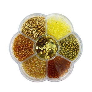 Imagen de Cuentas para aplicar o armar pulseras/collares -10x10cm. Ton