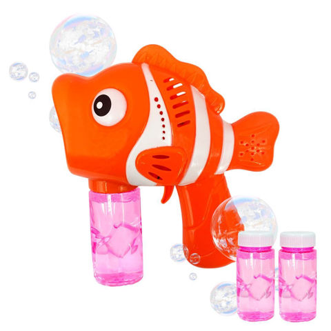 Imagen de Burbujero a pila pez - 17x17cm-2 colores