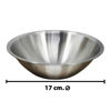 Imagen de Bowl plateado redondo 17x5,5cm. Acero inox