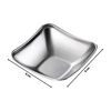 Imagen de Bowl plateado cuadrado 8cm. Acero inox