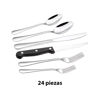 Imagen de Juego de cubiertos  en Acero inoxidable color plateado  24 piezas