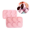 Imagen de Molde de silicona para huevos de pascua-26x16,5x2,5cm.- 3 co